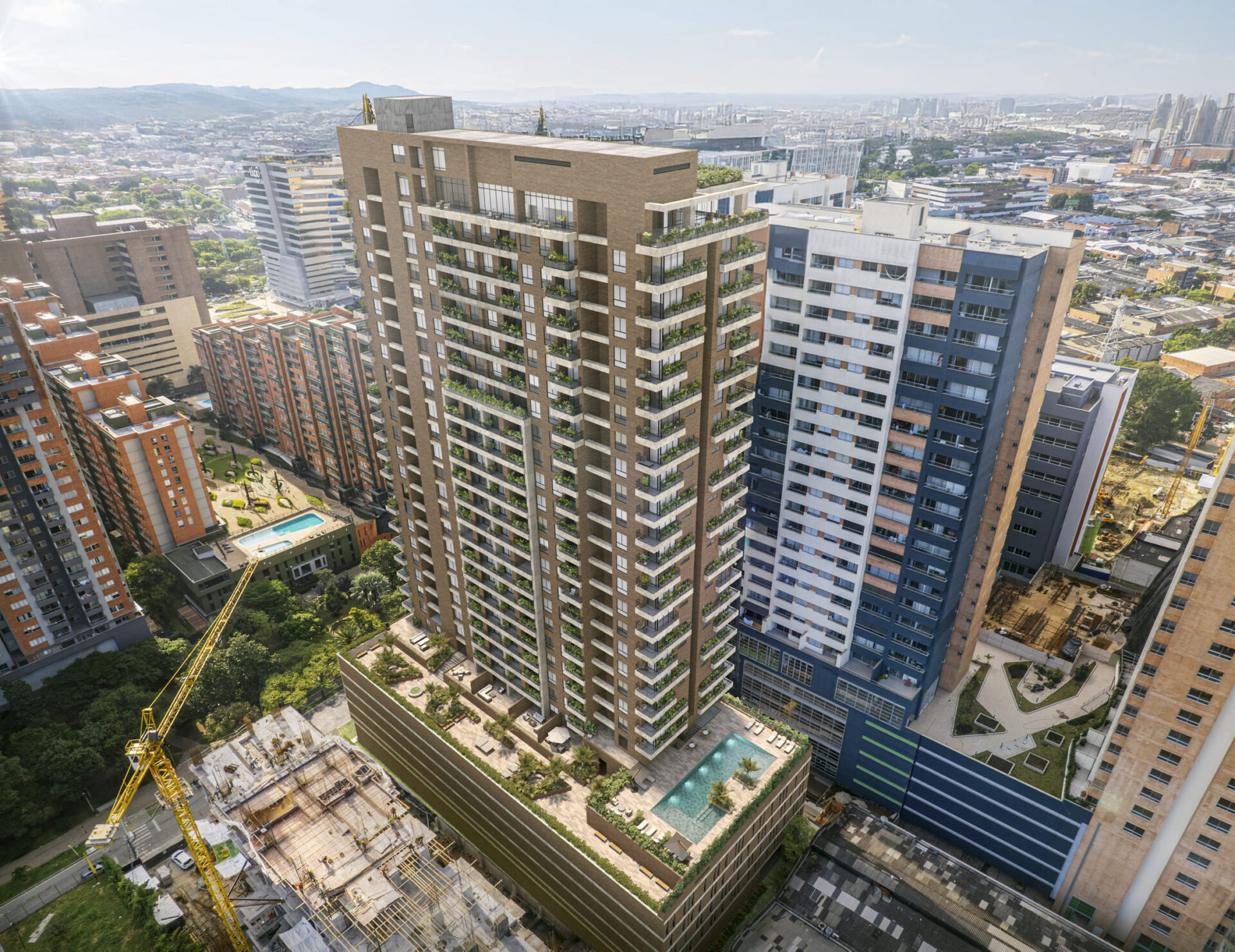 LiveSpace+ Ciudad del Río - Edificio fachada posterior